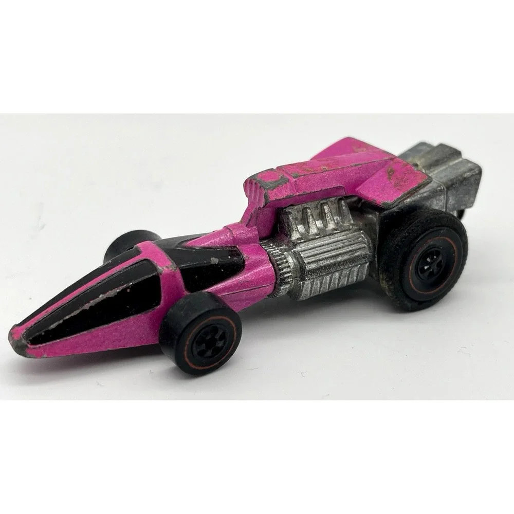 Hot Wheels 1973 Redline Revvers‎ Buzzin' Bomb Pink Hong Kong Vintage